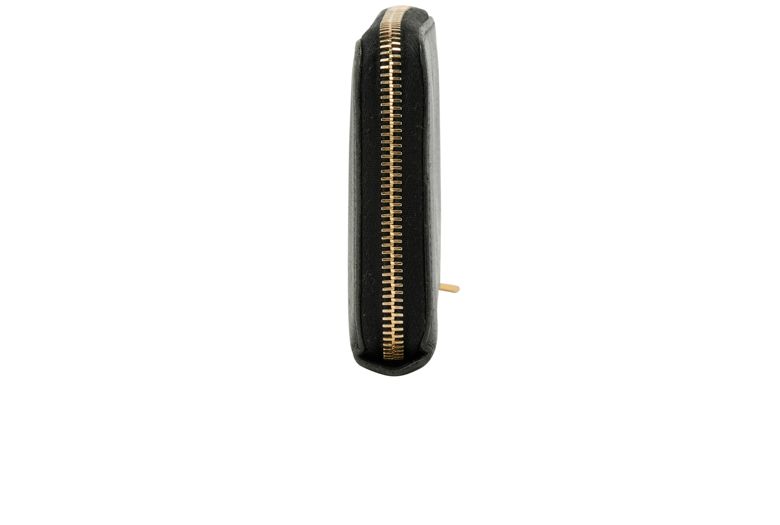 Saint Laurent Zipped Purse, &pound;195, Accessories, Black, Leather, Bottom view